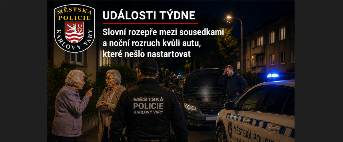 Události týdne – sousedský spor i noční rozruch 