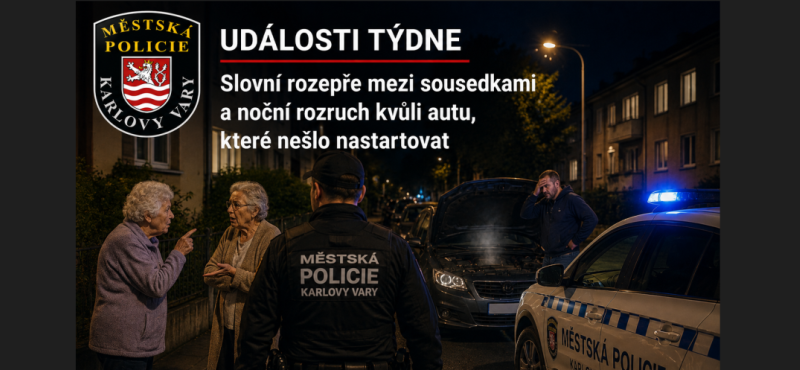 Události týdne – sousedský spor i noční rozruch 