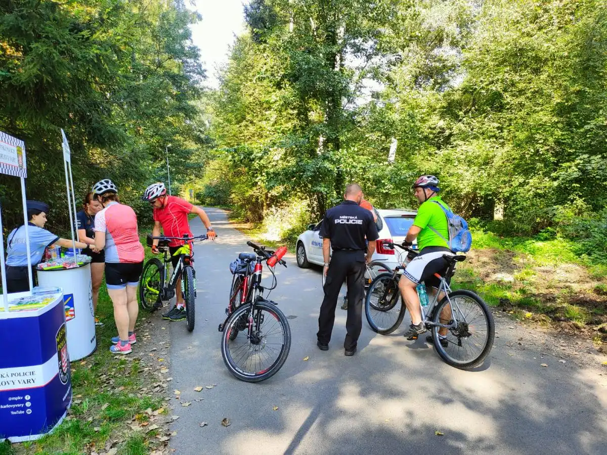 Dopravně bezpečnostní akce na cyklisty