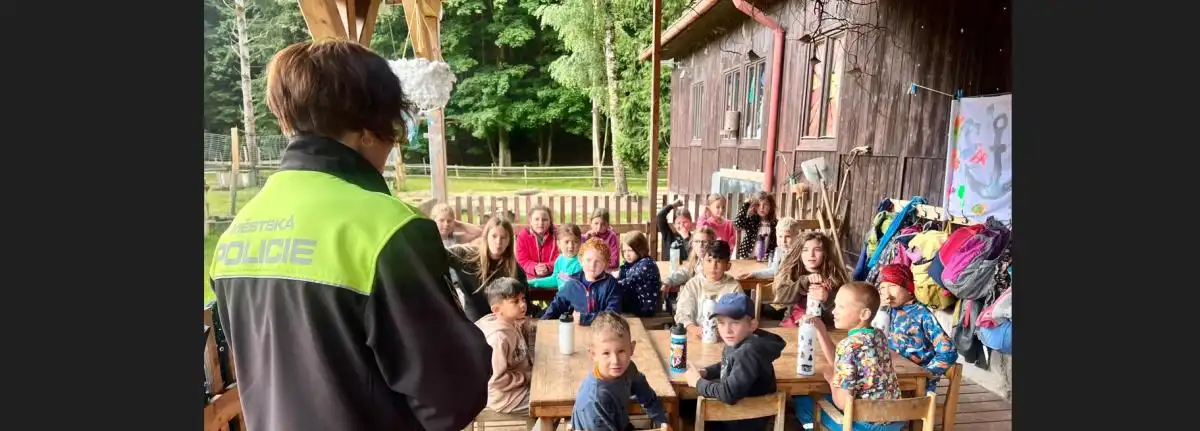 Strážníci na táboře