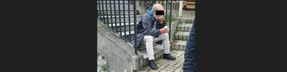 zraněný muž