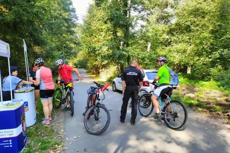 Dopravně bezpečnostní akce na cyklisty