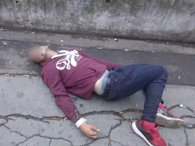 muž v křeči