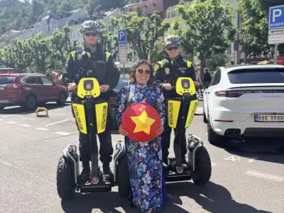 Uplynulý víkend ve znamení vietnamské kultury. Strážníci a jejich Segway byli v obležení!
